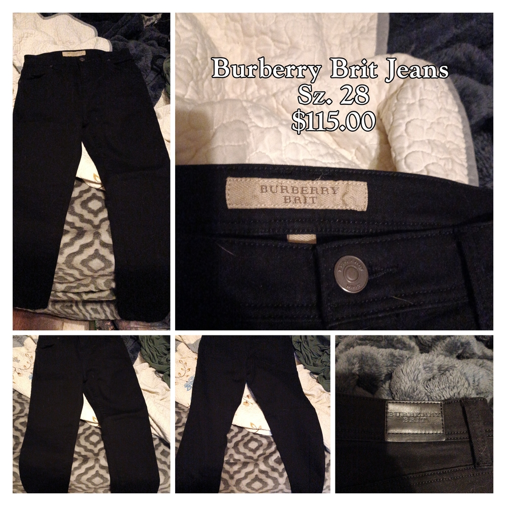 Burberry Brit Black Jeans